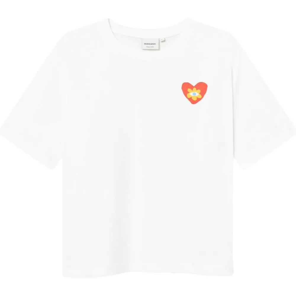 DEDICATED - Women's T-Shirt Vadstena Good Vibes - T-Shirt White Hot