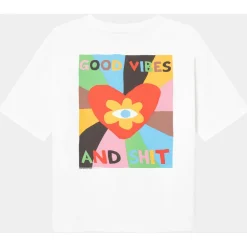 DEDICATED - Women's T-Shirt Vadstena Good Vibes - T-Shirt White Hot