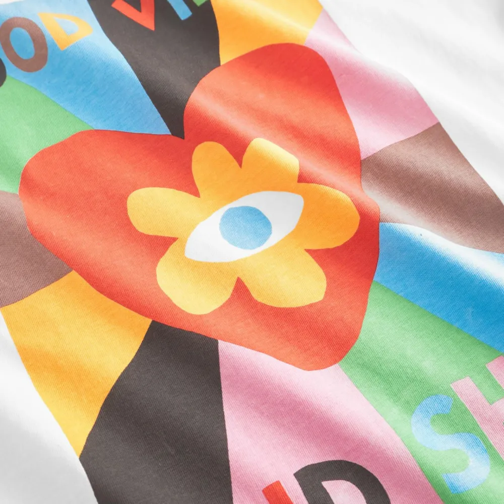 DEDICATED - Women's T-Shirt Vadstena Good Vibes - T-Shirt White Hot