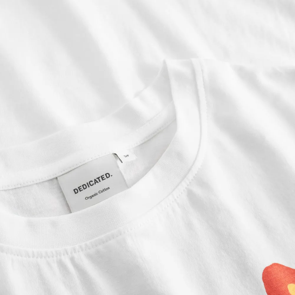 DEDICATED - Women's T-Shirt Vadstena Good Vibes - T-Shirt White Hot