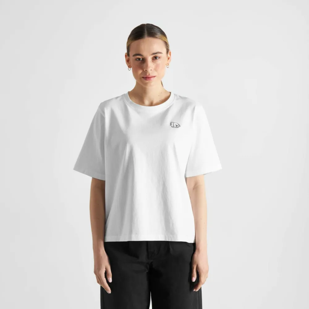 DEDICATED - Women's T-Shirt Vadstena Cat Pose - T-Shirt White Hot