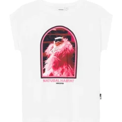 DEDICATED - Women's T-Shirt Visby Natural Habitat - T-Shirt White Clearance