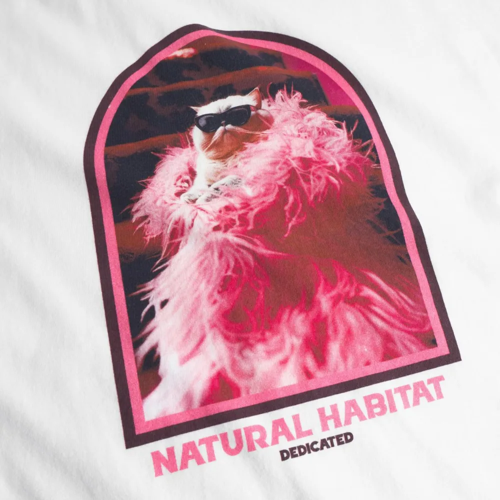 DEDICATED - Women's T-Shirt Visby Natural Habitat - T-Shirt White Clearance