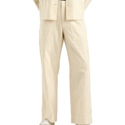 DEDICATED Hosen|Alltagsbekleidung-- Women's Workwear Pants Vara - Freizeithose Work Stripe / Yellow