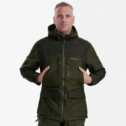 Deerhunter Trekkingbekleidung|Jacken-- Chasse Jacket - Regenjacke Olive Night Melange