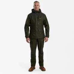 Deerhunter Trekkingbekleidung|Jacken-- Chasse Jacket - Regenjacke Olive Night Melange