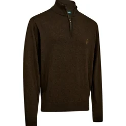 Deerhunter Trekkingbekleidung|Pullover & Hoodies-- Harrington Knit with 1/2-Zip - Merinopullover