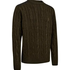 Deerhunter - Randall Knit with Round Neck - Pullover Art Green Clearance