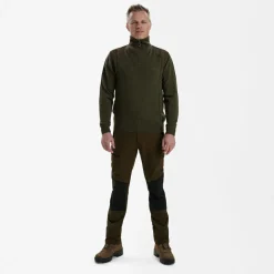 - heffied Knit with Zip Neck - Wopuover < Deerhunter Clearance