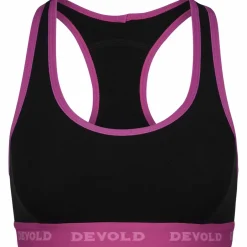 Devold Yogabekleidung|Fitnessbekleidung-- Double Bra - Sport-BH Black