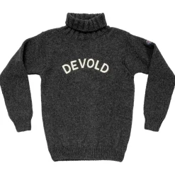Devold - Nansen Legacy High Neck - Wollpullover Anthracite / Off-White