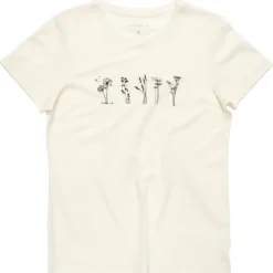 Devold Wanderbekleidung|T-Shirts-- Women's Classic Flowers Tee - Merinoshirt