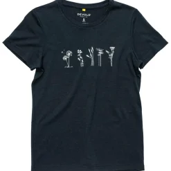 Devold Wanderbekleidung|T-Shirts-- Women's Classic Flowers Tee - Merinoshirt
