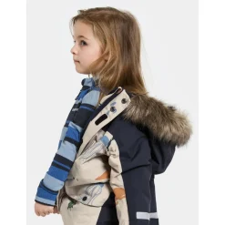 Didriksons - Kid's Bjärven Cover SE 2 - Overall Winter Ocean Multi Reflex Online