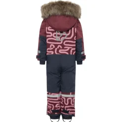 Didriksons Skibekleidung-- Kid's Bjärven PR Cover 2 - Overall Path S Pink