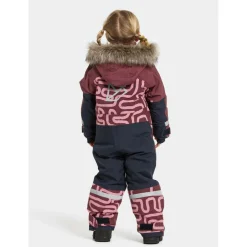 Didriksons Skibekleidung-- Kid's Bjärven PR Cover 2 - Overall Path S Pink