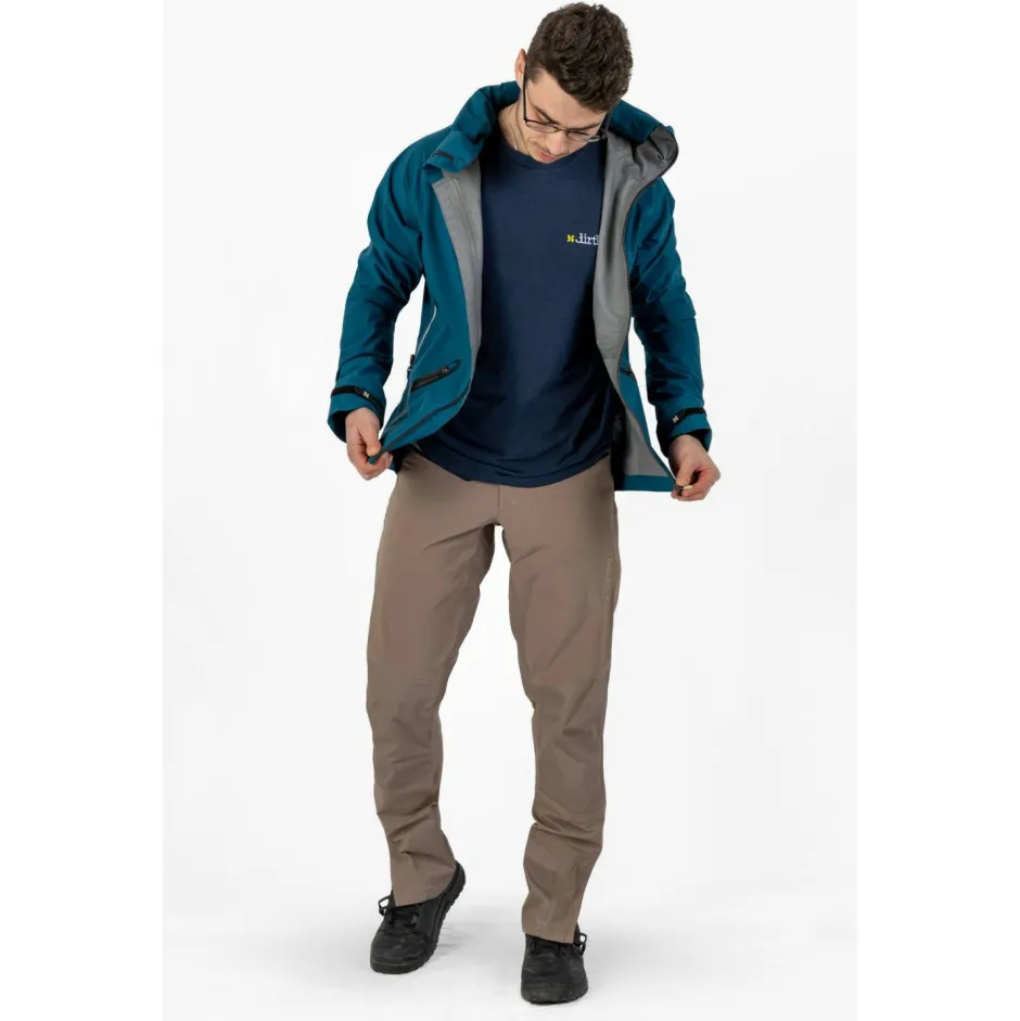 dirtlej Fahrradbekleidung|Radhosen-- Trailscout Waterproof Long - Radhose Dark Dust Grey