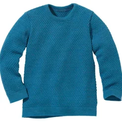- Kid's Wabenstrick-Pullover - Wollpullover < disana Hot