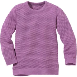 - Kid's Wabenstrick-Pullover - Wollpullover < disana Hot
