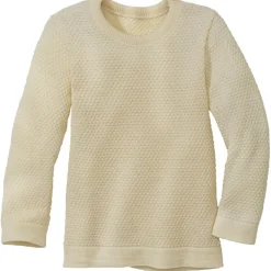 - Kid's Wabenstrick-Pullover - Wollpullover < disana Hot