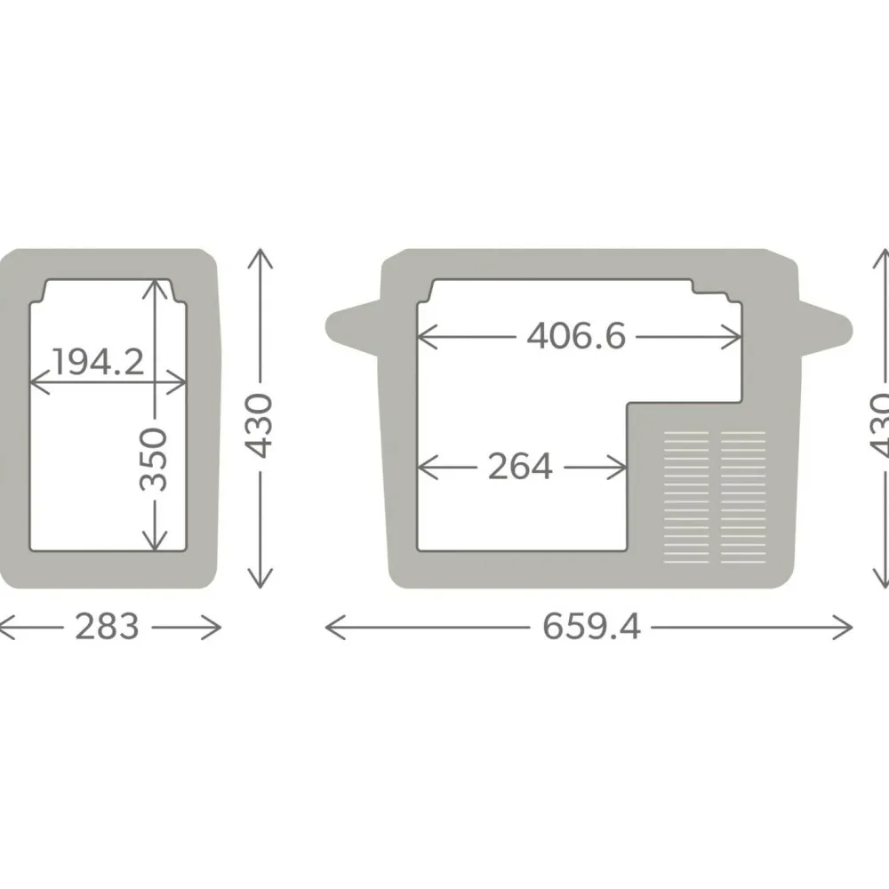 Dometic - CFF 20 - Kühlbox Slate / Nebelgrau New
