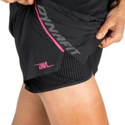 Dynafit Laufbekleidung|Hosen-- Women's DNA 2/1 Split Shorts - Laufshorts Black Out