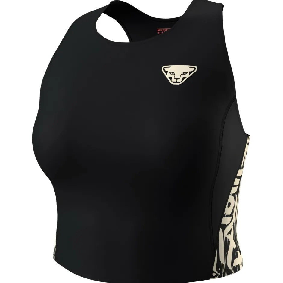 Dynafit Laufbekleidung|Shirts, Hemden & Longsleeves-- Women's Trail Crop Top - Tank Top Black Out