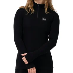 Eivy Skibekleidung|Merinounterwäsche-- Women's Journey Wool Rib Top - Merinounterwäsche