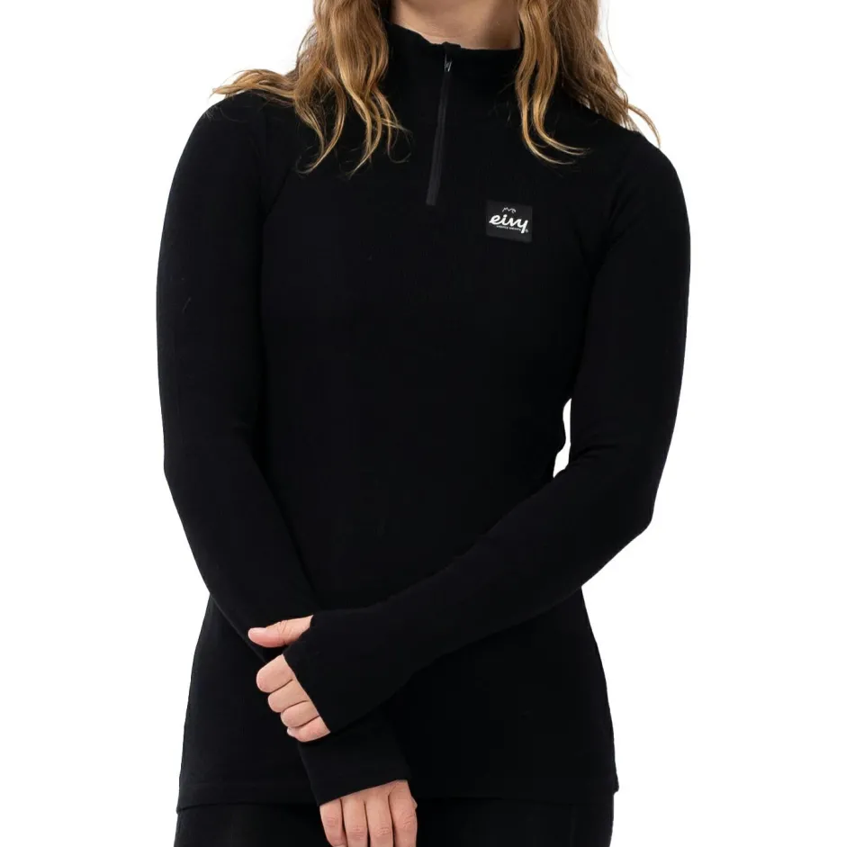 Eivy Skibekleidung|Merinounterwäsche-- Women's Journey Wool Rib Top - Merinounterwäsche