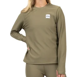 - Woen' Vera ooe Fit Rib Top - ongeeve < Eivy Hot