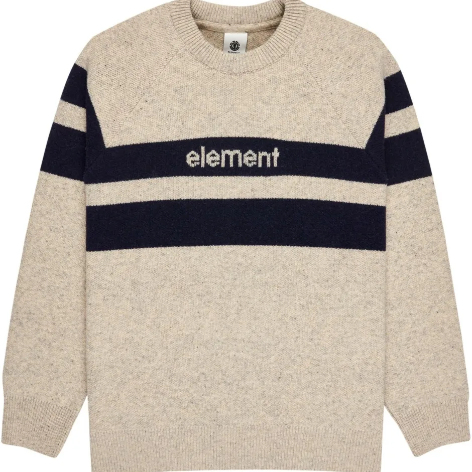 Element Pullover & Hoodies|Alltagsbekleidung-- 2000s Rib Crew - Wollpullover Oat Milk
