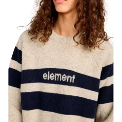 Element Pullover & Hoodies|Alltagsbekleidung-- 2000s Rib Crew - Wollpullover Oat Milk