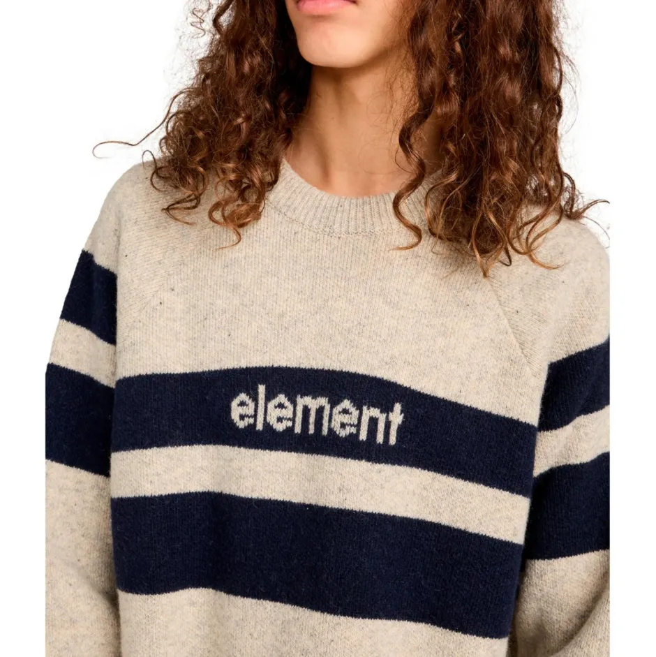 Element Pullover & Hoodies|Alltagsbekleidung-- 2000s Rib Crew - Wollpullover Oat Milk