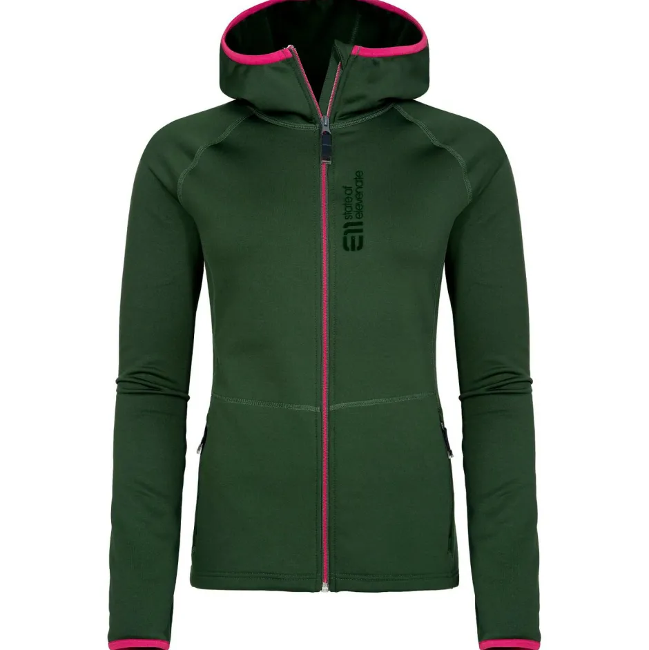 Elevenate - Woen' kier Feece Hood - Feecejacke