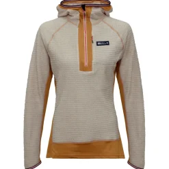 Elevenate Skibekleidung|Kletterbekleidung-- Women's Vertical Hood - Fleecepullover Ginger Beige