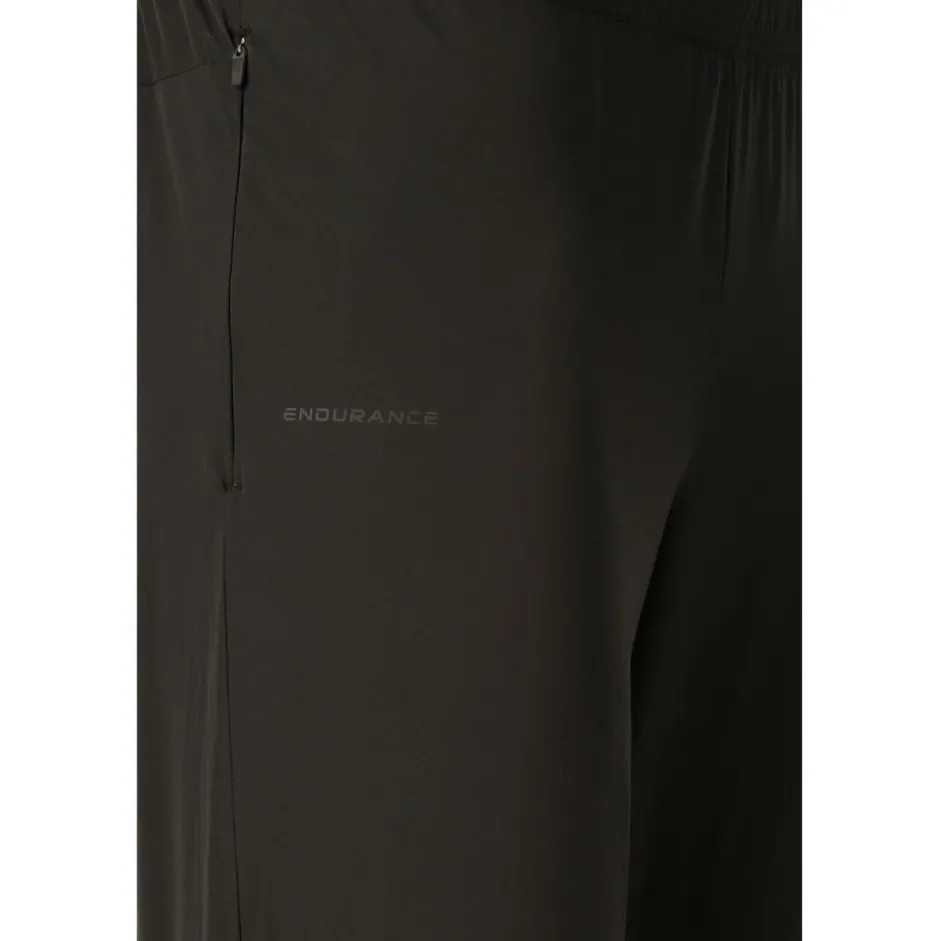 ENDURANCE Laufbekleidung|Hosen-- Typhoro Running Pants - Laufhose Black