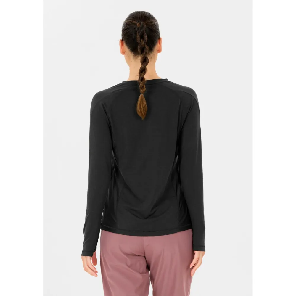 ENDURANCE - Women's Joan L/S Midlayer - Laufshirt Black Hot