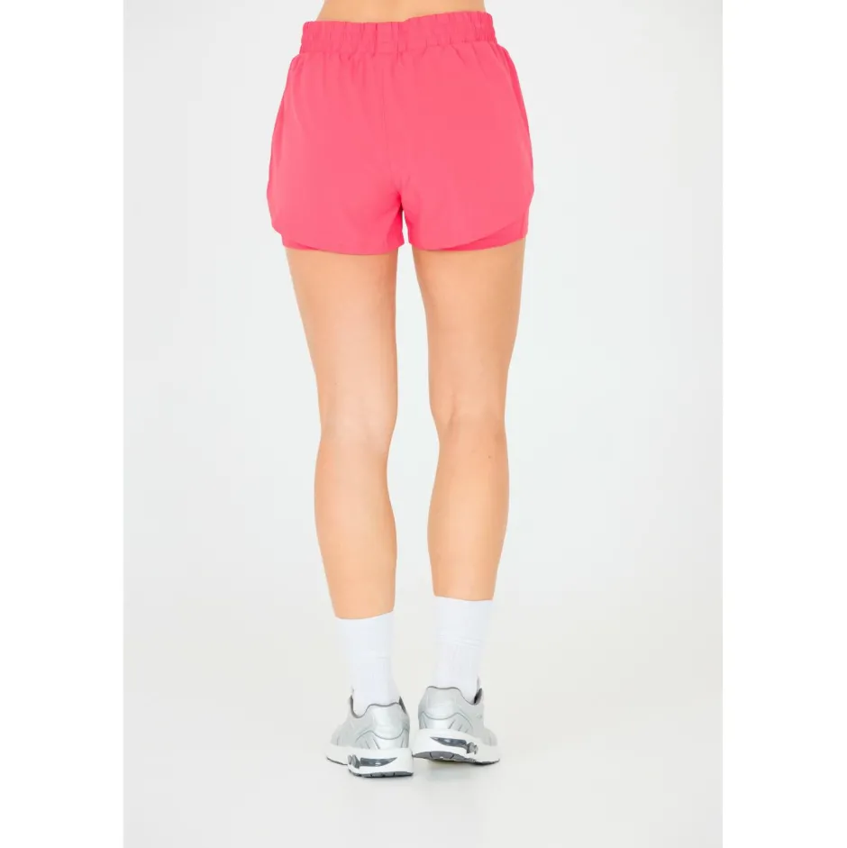 ENDURANCE Laufbekleidung|Hosen-- Women's Yarol 2-in-1 Shorts - Laufshorts Black
