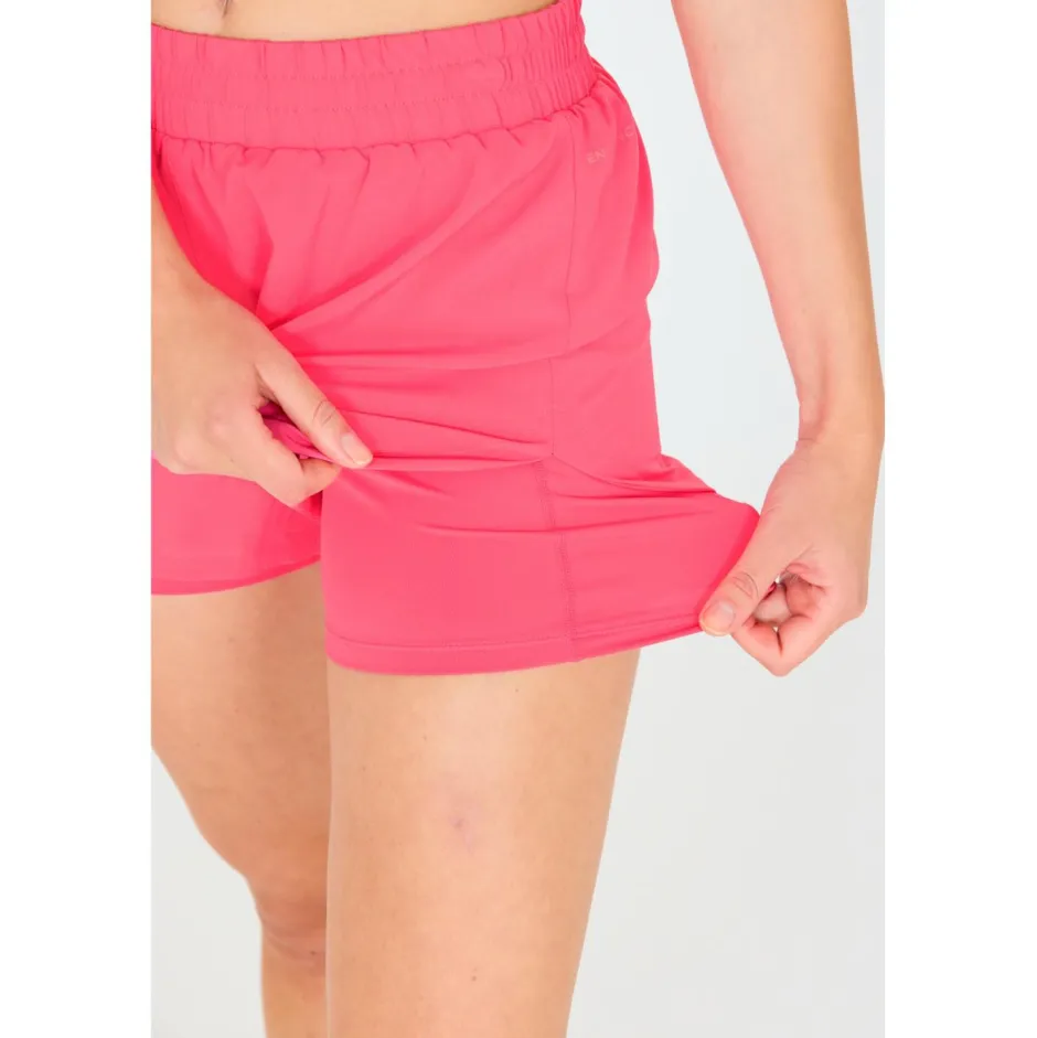 ENDURANCE Laufbekleidung|Hosen-- Women's Yarol 2-in-1 Shorts - Laufshorts Black