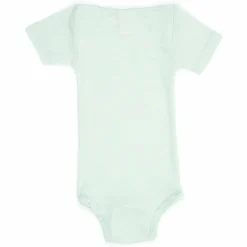 - Baby-Body Kurzarm mit Druckknöpfen an den Schulter - Merinounterwäsche < Engel Outlet
