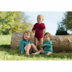 Engel - Baby Body L/S mit Druckknöpfen geringelt Outlet