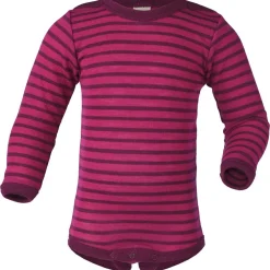Engel - Baby Body L/S mit Druckknöpfen geringelt Outlet