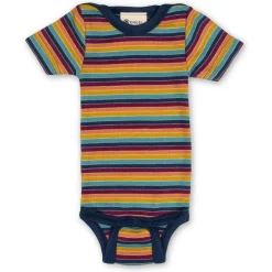 Engel Merinounterwäsche|Unterwäsche-- Baby-Body S/S Druckknöpfe an den Schultern - Alltagsunterwäsche Multicolour