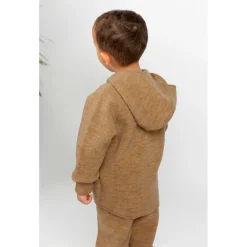 Engel - Baby-Jacke mit Kapuze und Reißverschluß - Wolljacke
