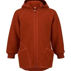 Engel - Baby-Jacke mit Kapuze und Reißverschluß - Wolljacke