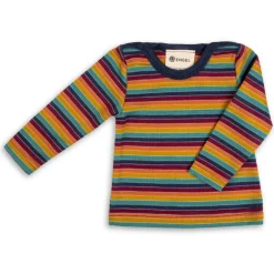 Kinder Engel - Baby Pulli L/S Druckknöpfe an den Schultern - Merinoshirt