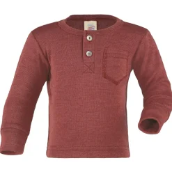 Engel Alltagsbekleidung|Shirts, Hemden & Longsleeves-- Baby Shirt mit Knopfleiste - Merinoshirt