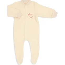 Engel Alltagsbekleidung-- Kid's Einteiliger Schlafanzug 'Kleines Schaf' - Schlafanzug Natur