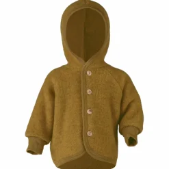 Engel - Kinder Kapuzenjacke mit Holzknöpfen - Wolljacke Outlet
