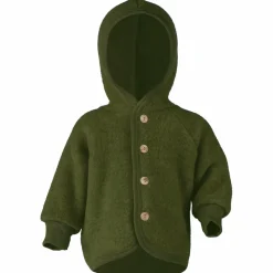 Engel - Kinder Kapuzenjacke mit Holzknöpfen - Wolljacke Outlet